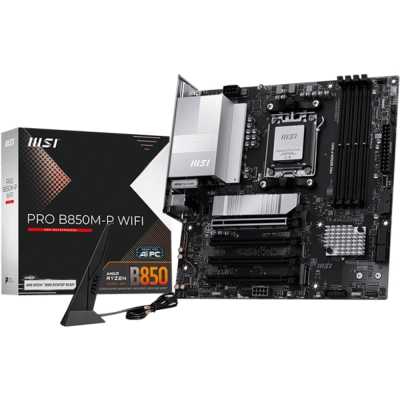 MSI Pro B850M-P WiFi, AMD Mainboard, AM5