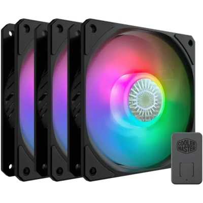 Cooler Master SickleFlow Edge 120 ARGB 3-Pack, Black