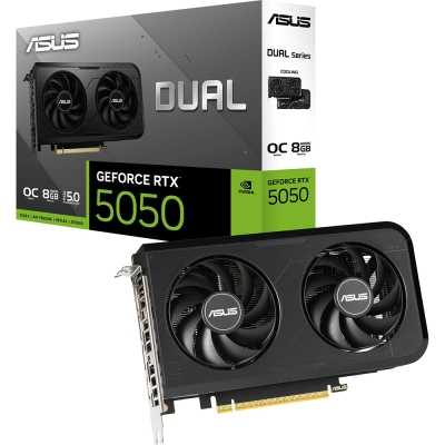 ASUS GeForce RTX 5050, Dual OC, 8GB GDDR6