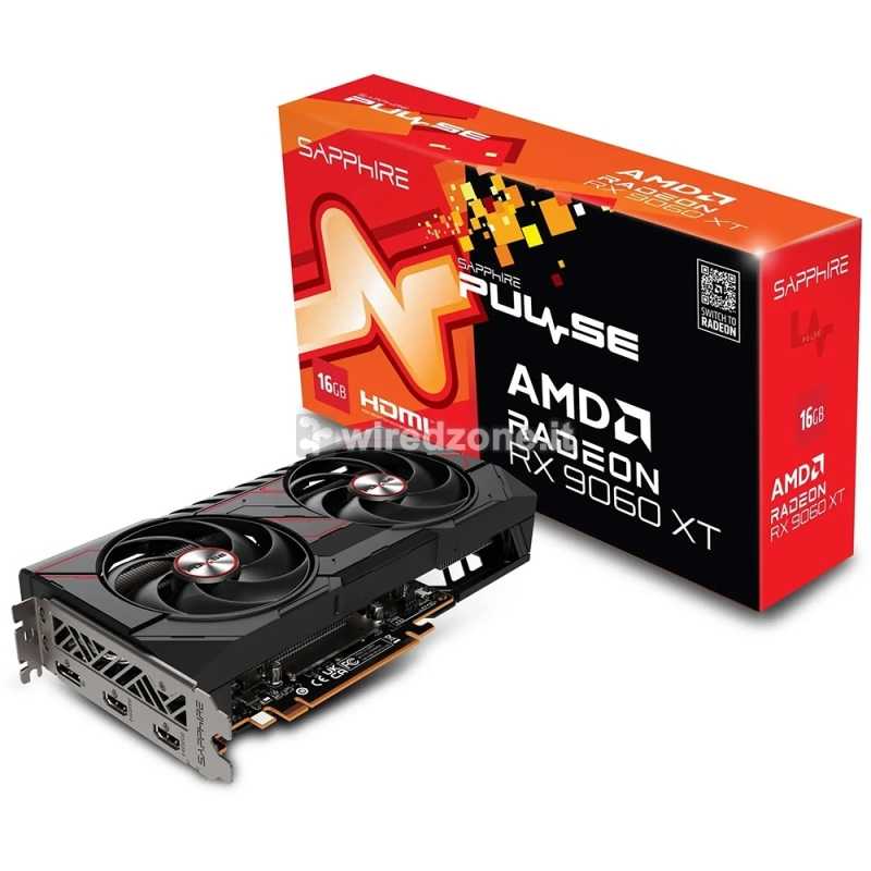 Sapphire Pulse Radeon RX 9060 XT OC 16GB GDDR6