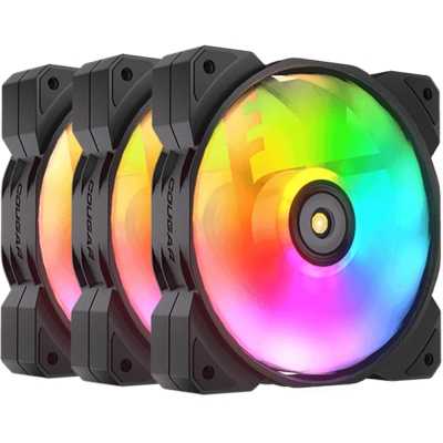 COUGAR MHP 120 ARGB, 3x Fans Pack, Black