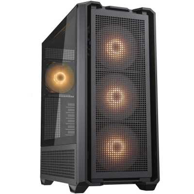 COUGAR MX600 RGB, Full-Tower, Side-Glass, Black