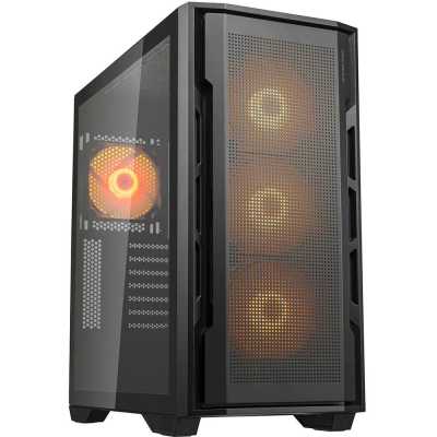COUGAR Uniface RGB, Mid-Tower, Side-Glass, Black