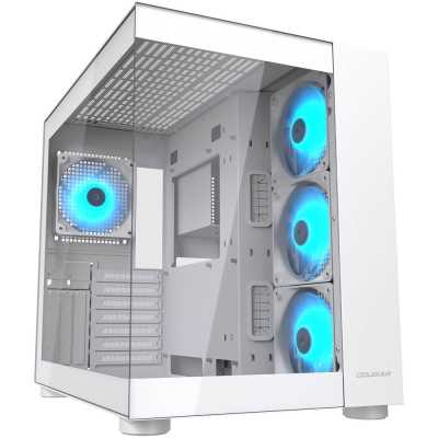COUGAR FV150 RGB, Mid-Tower, Side-Glass, White