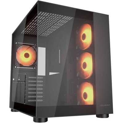 COUGAR FV150 RGB, Mid-Tower, Side-Glass, Black