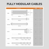 COUGAR GLE 1000, 80 PLUS Gold, Full-Modular, 100 Watt