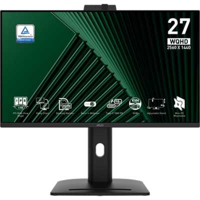 MSI Pro MP275QPDG, 27", 100Hz, WQHD, IPS, Pivot - USB-C, DP, HDMI