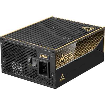 MSI MEG Ai1600T PCIe5, 80 PLUS Titanium, Full-Modular, 1600 Watt