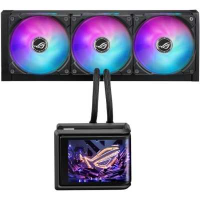 ASUS ROG Ryou IV SLC 360 ARGB, AIO, Curved Amoled Display, Black
